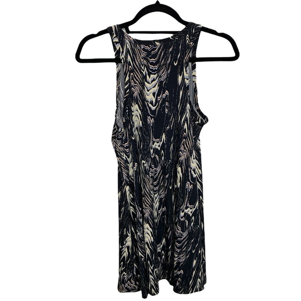 Veronica M. Marble Pattern Racerback Mini Dress - image 4
